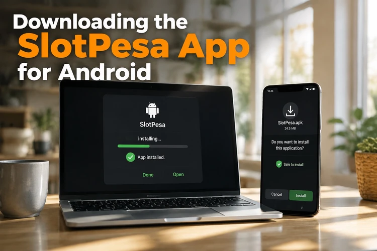 Downloading the SlotPesa App for Android